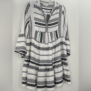 NWOT Elan Cotton Cover-Up Babydoll Minidress - Size S